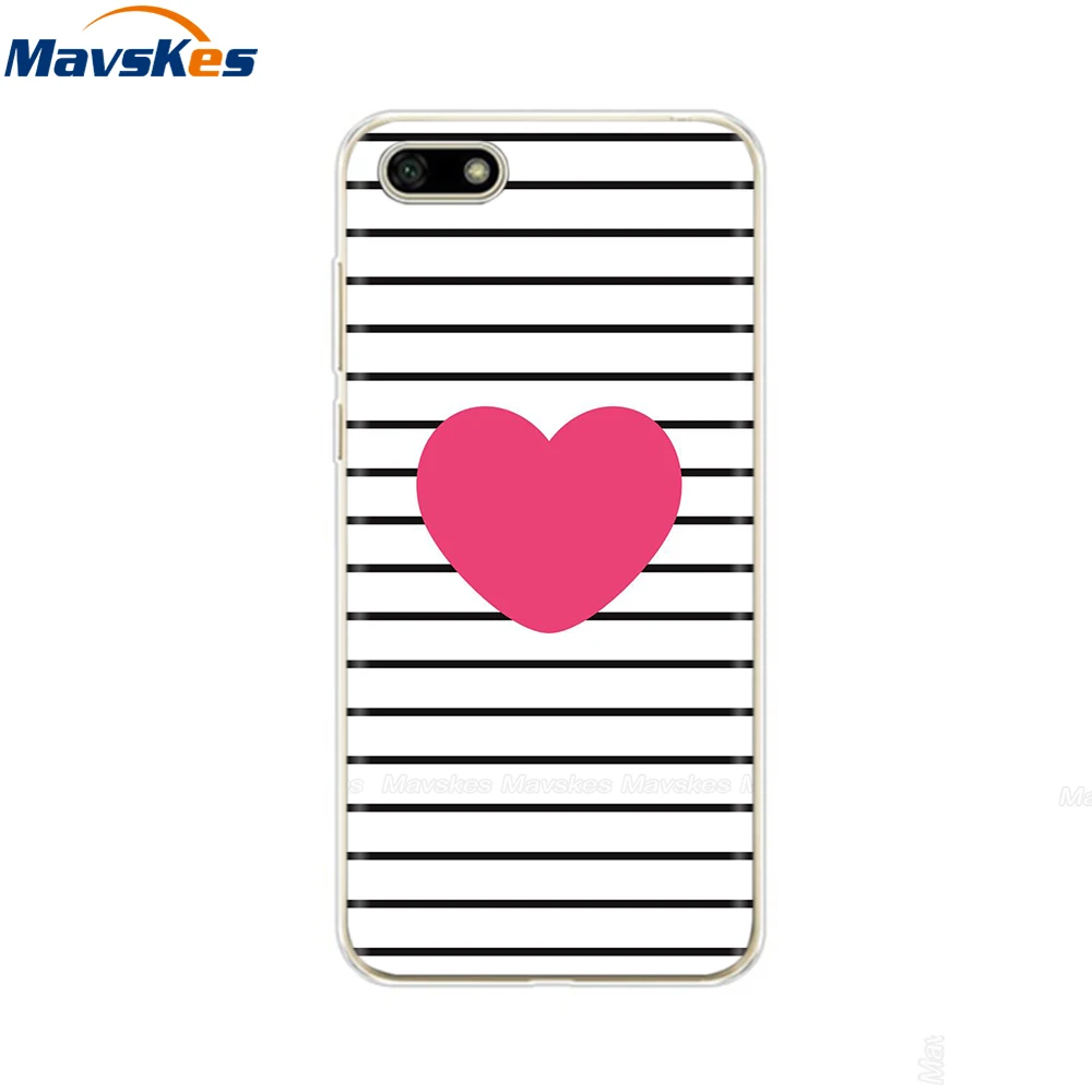 15 Huawei Honor 7A силиконовая Мягкая ТПУ задняя крышка для Funda huawei Honor7A чехол 5,4" Русская версия DUA-L22 защитный бампер для телефона - Цвет: 15