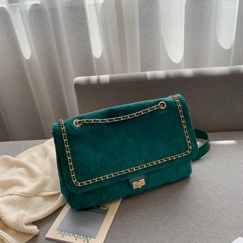 Большая Сумка-тоут в стиле ретро, женская сумка, большая сумка-шоппер, огромная сумка на плечо, фирменный дизайн, модные сумки, женские роскошные сумки, новинка - Цвет: Green Bag