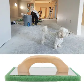 

Square Plastering Trowel Green Foam Sponge Handheld Concrete Spatula Tiling Tool