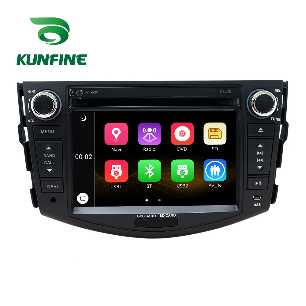 Система мультимедийная Автомобильная Wince 6 0 с DVD и GPS-навигацией стерео для TOYOTA RAV4