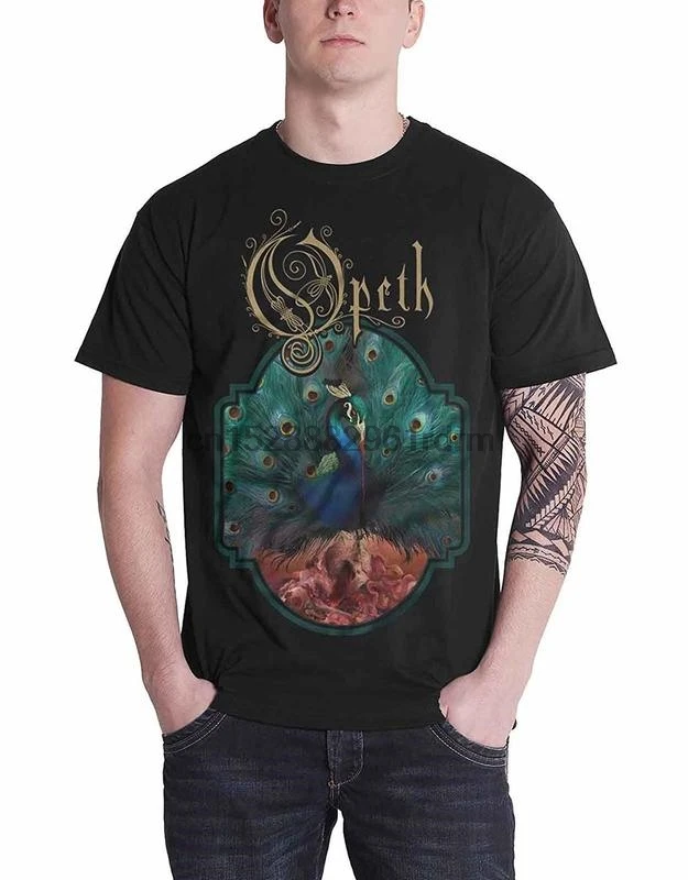 Pakaian Opeth T Shirt Penyihir Bulu 