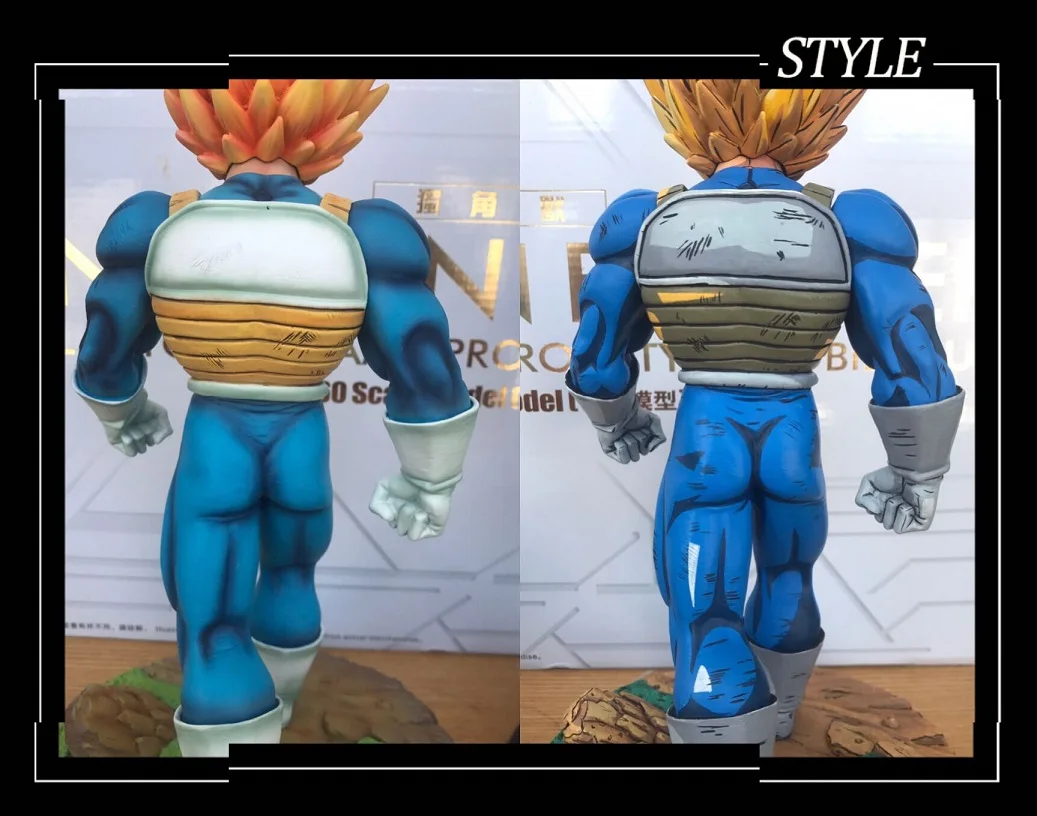 Модель вееров Dragon Ball Z super saiyan 2 Вегета GK статуя смолы фигурка для коллекции