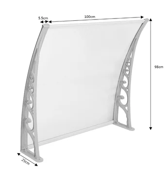 

Sun Visor DIY Doors And Windows Awning Polycarbonate Environmental Rain Umbrella Outdoor Sunshade Terrace Cover