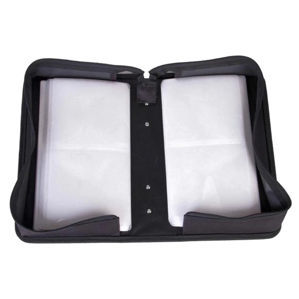 128-Disc-Collect-PU-Leather-Ergonomic-CD-Bag-Large-Capacity-Carrying-Case-Anti-Scratch-Game-Holder