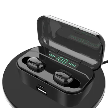 

New Bluetooth Earphone 8D Stereo Wireless Earbuds Mini Wireless Earphone Headset with 3500Mah Power Bank Earphone Headphone