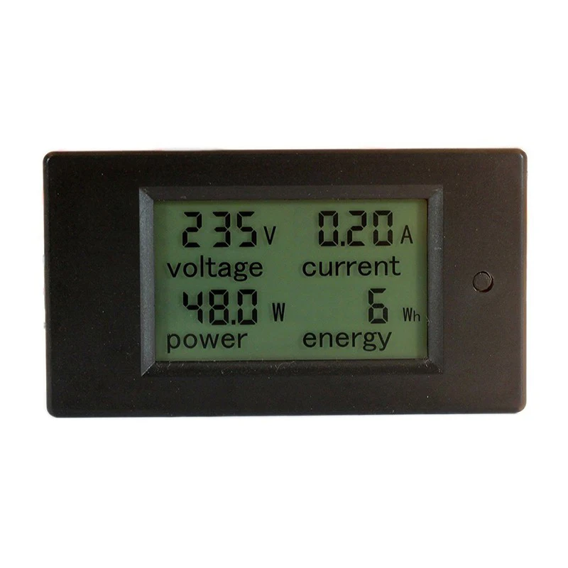 

Digital AC Voltage Meters 100A/80~260V Power Energy Voltmeter Ammeter Watt Current Amps Volt Meter LCD Panel Monitor