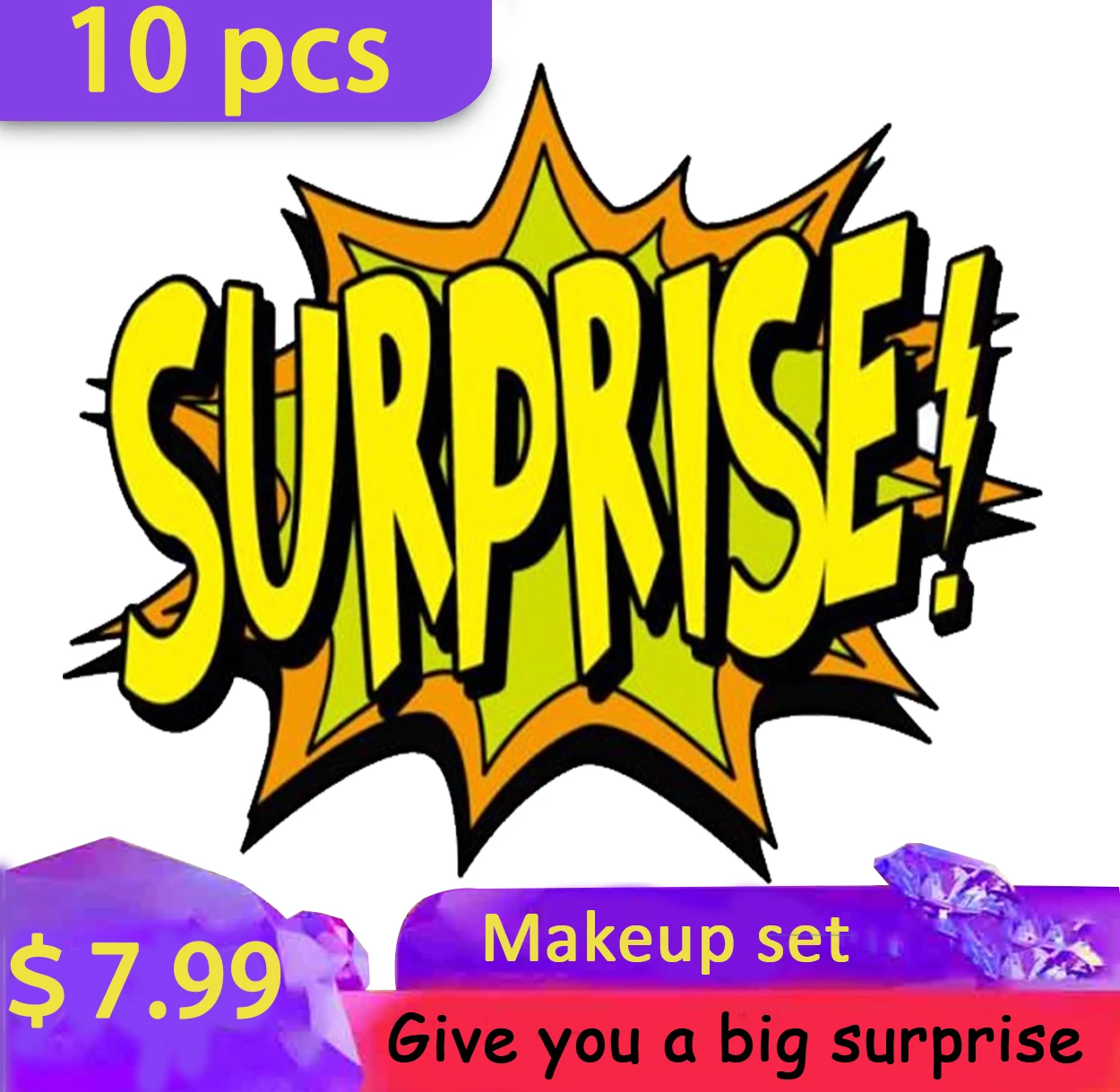 10Pcs high quality professional makeup Set Kit maybe get Lipstick Eyeshadow Eyeliner Mascara Eyebrow pencil Concealer Cosmetics | Красота и
