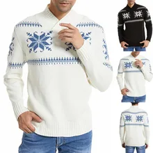 Мужской повседневный Трикотажный свитер с v-образным вырезом и длинными рукавами; большие размеры; сезон осень-зима; пуловер для мужчин