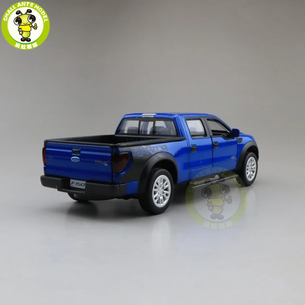 1/34 Ford F150 F-150 Raptor пикап литая модель автомобиля игрушки для детей Детское звуковое освещение Вытяните назад Подарки для мальчиков девочек