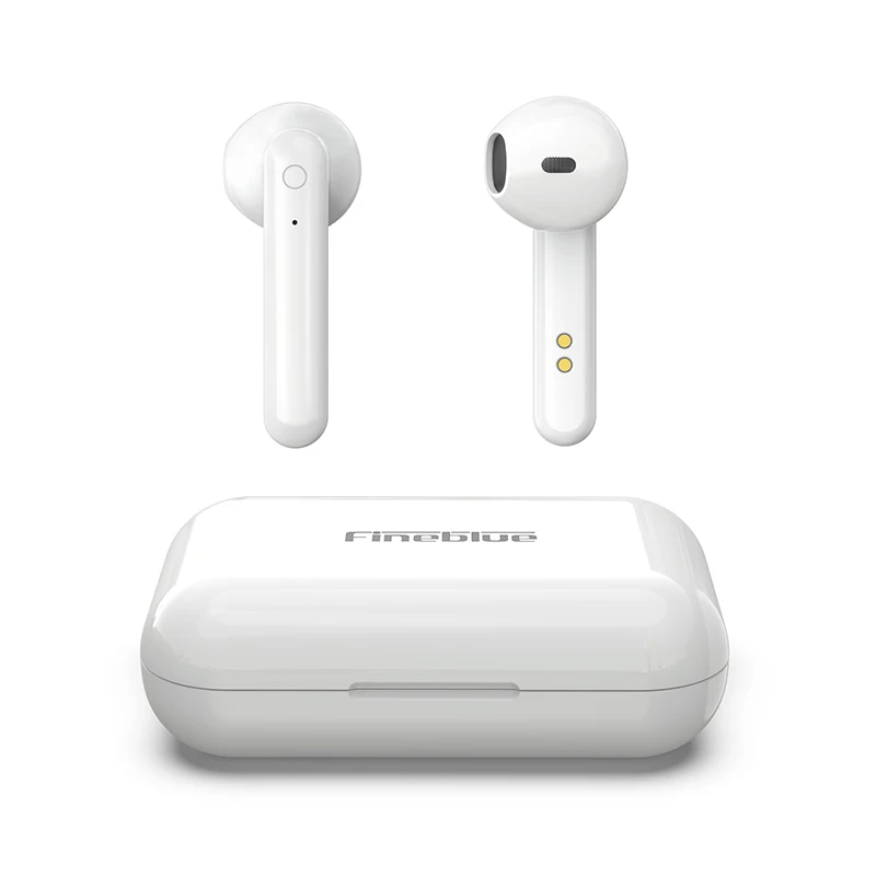 30 шт./лот Fineblue наушники-вкладыши Tws с Беспроводной Bluetooth наушники 6D стерео супер
