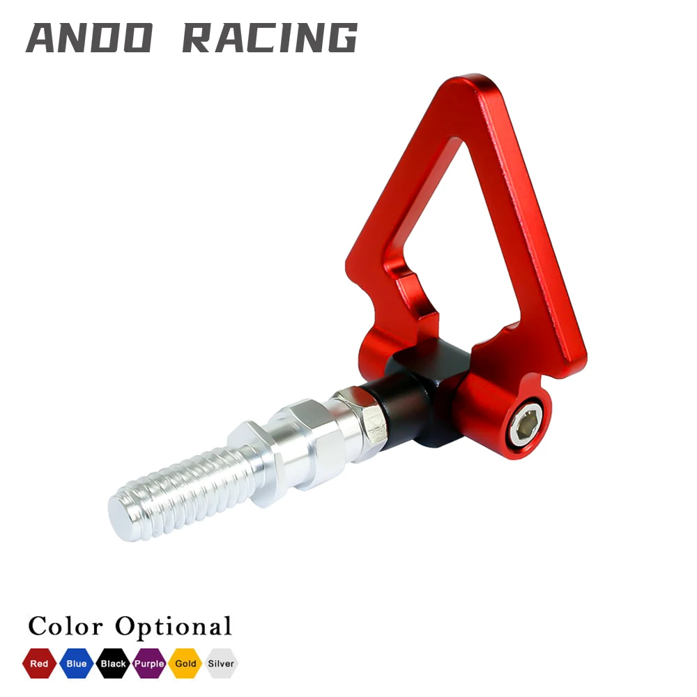 Tow Hook For Bmw European Car Trailer Racing Screw Aluminum Cnc Triangle Ring Tow Towing Hook Race Towing Bars 1