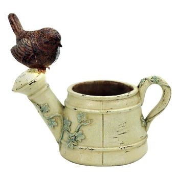 

For Succulent Flower Pot Tabletop Retro Fleshy Shower Tray Shape Shop Window Garden Tool Home Decoration Miniature Landscape