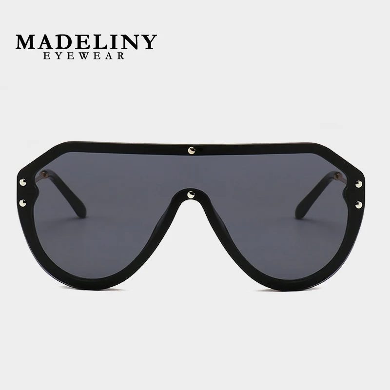 MADELINY Модные женские солнцезащитные очки для женщин в стиле оверсайз oculos de sol 2018