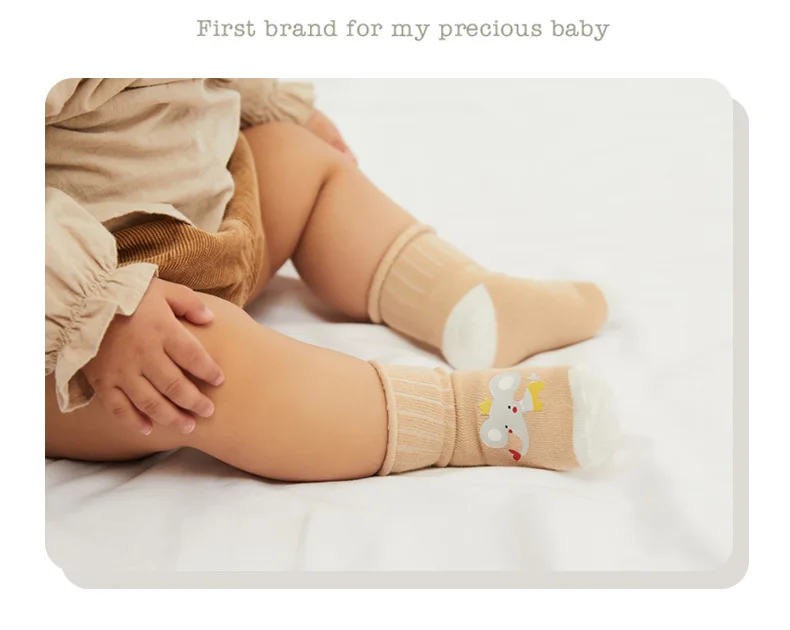 3 пары, высокое качество, утепленные удобные хлопковые носки для новорожденных с героями мультфильмов детские носки для новорожденных мальчиков и девочек