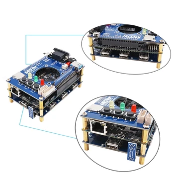 

USB HUB v2.1 Extender Board Mister FPGA IO SDRAM Board Set for Terasic DE10-Nano K1AB