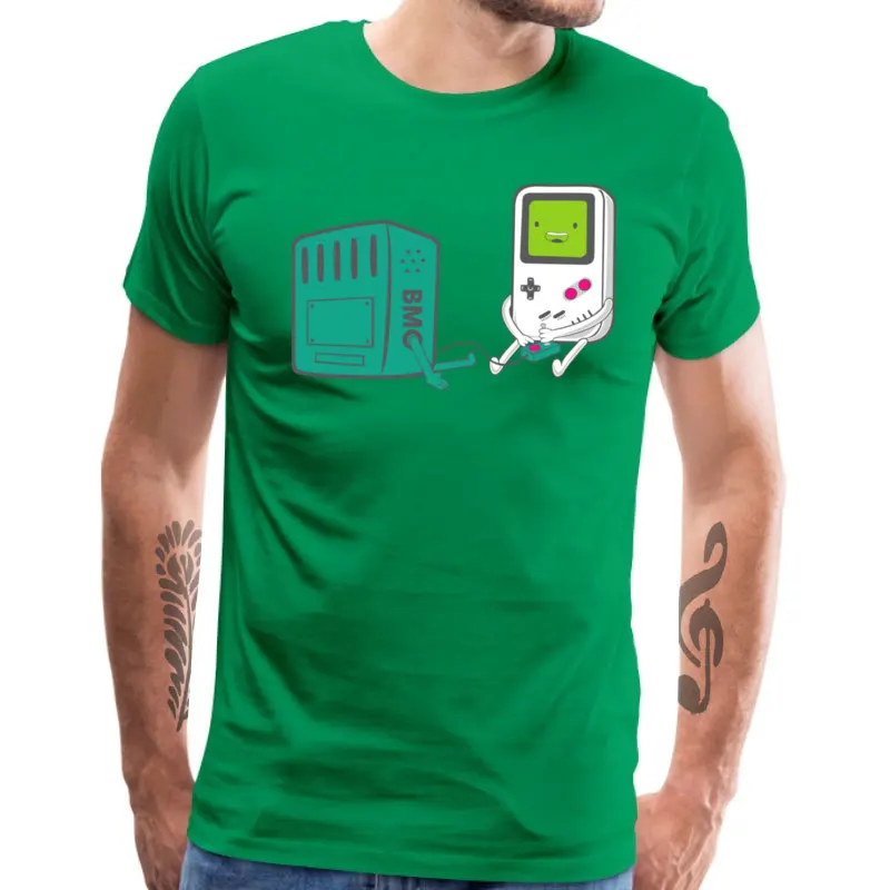 Bmo игровая футболка крутая для парней время приключений короткий рукав мужская