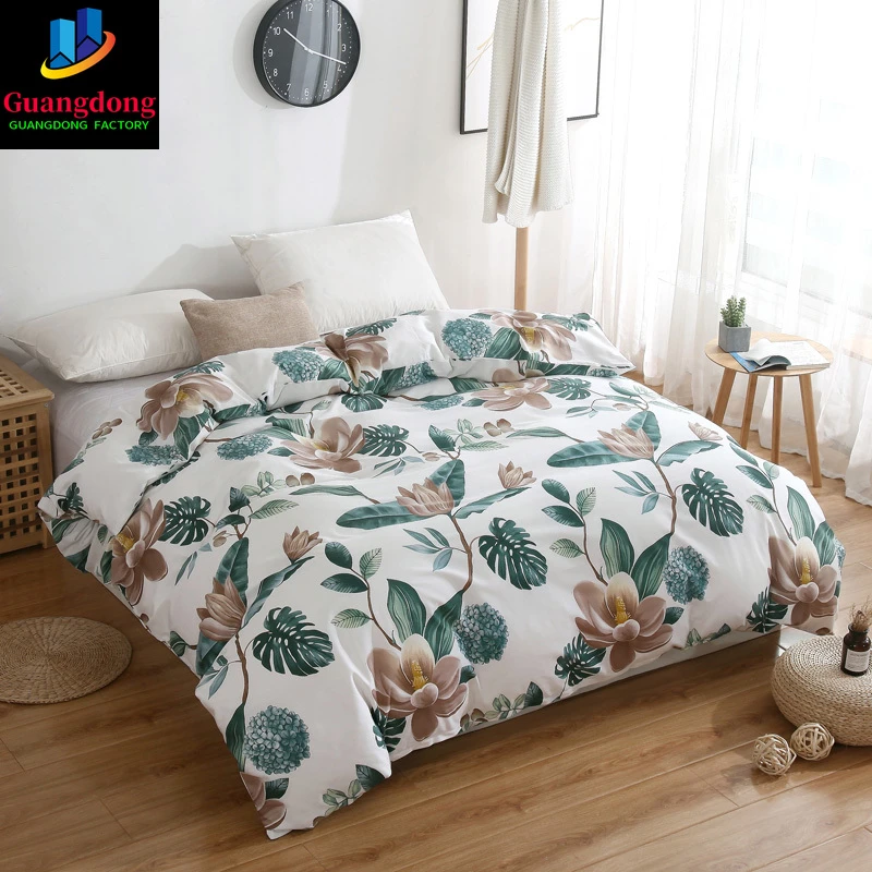 New 100% Cotton Duvet Printed Colored Flowers Quilt For Bed 220/240 Twin Full Queen Brief Style Bedding - Duvet Cover - AliExpress