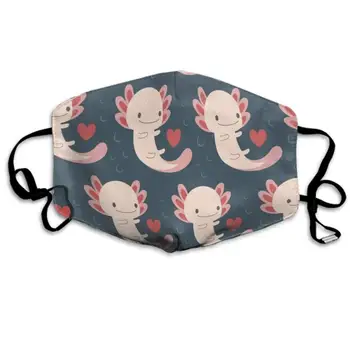 

CIGOCI Premium Earloop Face Mask, Dustproof Pollenm Face and Nose Cover with Adjustable Elastic Strap - Windproof Axolotls