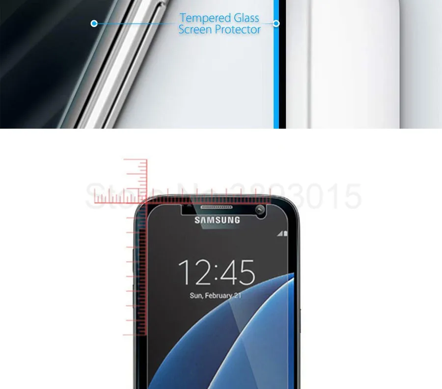 9H Protective Glass on the For Samsung galaxy Note 4 5 S5 S6 S7 Note 2 3 A3 A5 A7 J3 J5 J7 Tempered Glass Screen Protector