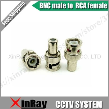 

Free Shipping ,High Qality 20pcs,BNC Male to RCA Female Adapter Bnc Connector ,CCTV Camera Accessories Wholesale XR-AC10.