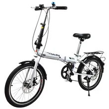 Meida – vélo pliable de 20 pouces pour étudiants et femmes, vitesse Variable, avec frein à disque