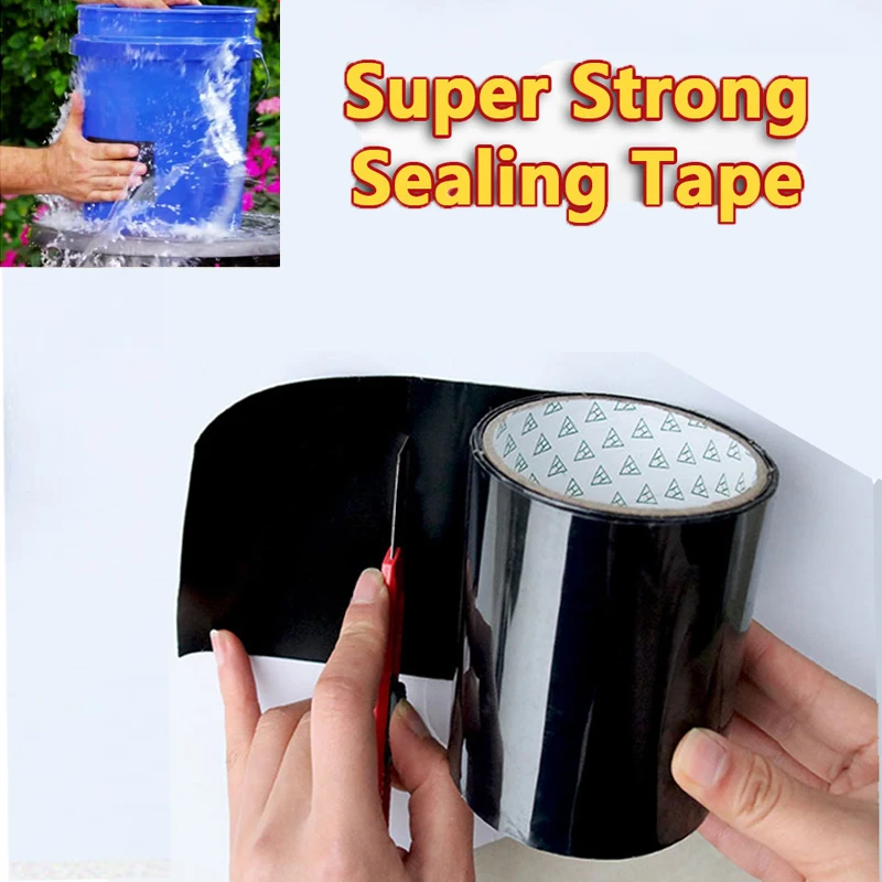 

20cm*1.5m Super Strong Waterproof Tape PVC Pipeline Crack Fast Repair Tapes Self Adhesive Anti-leaking Seal Duct Tape Caulk tape