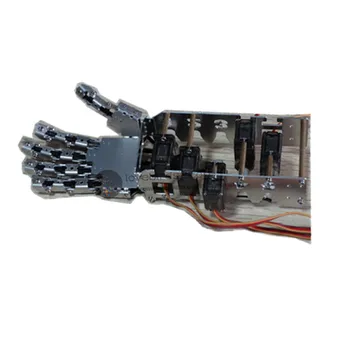 

LB DIY5 DOF mini Bionic humanoid robot hand / Gripper assembled for DIY humanoid robot model / robot arm