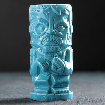 

Tiki glass 480 ml "Zombie", color blue