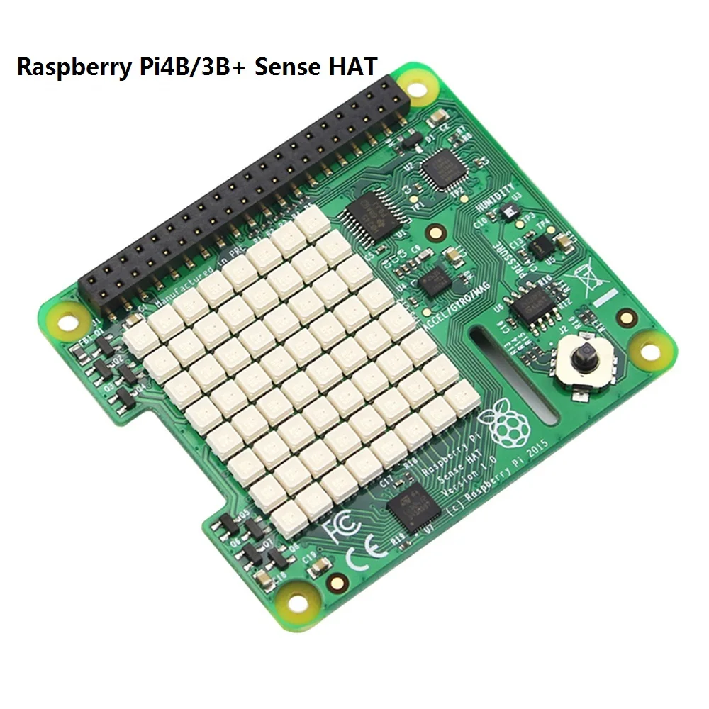 Raspberry Pi Sense HAT с датчиками ориентации давления влажности и температуры 3b + /
