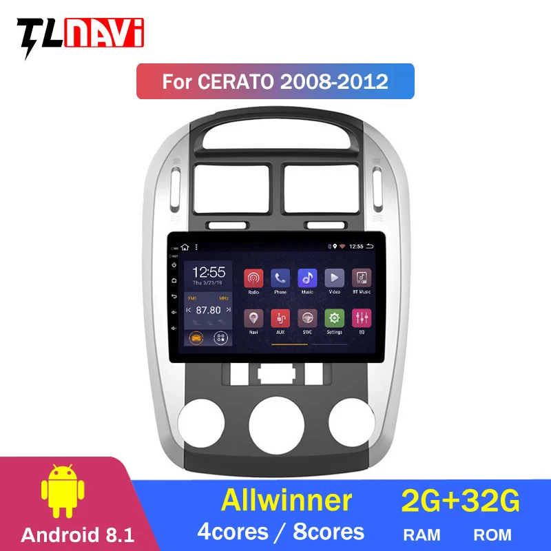 Flash Deal For Kia Cerato 1 LD 2004-2012 Car Radio Multimedia Video Player Navigation GPS Android 8.1 Navigation 0