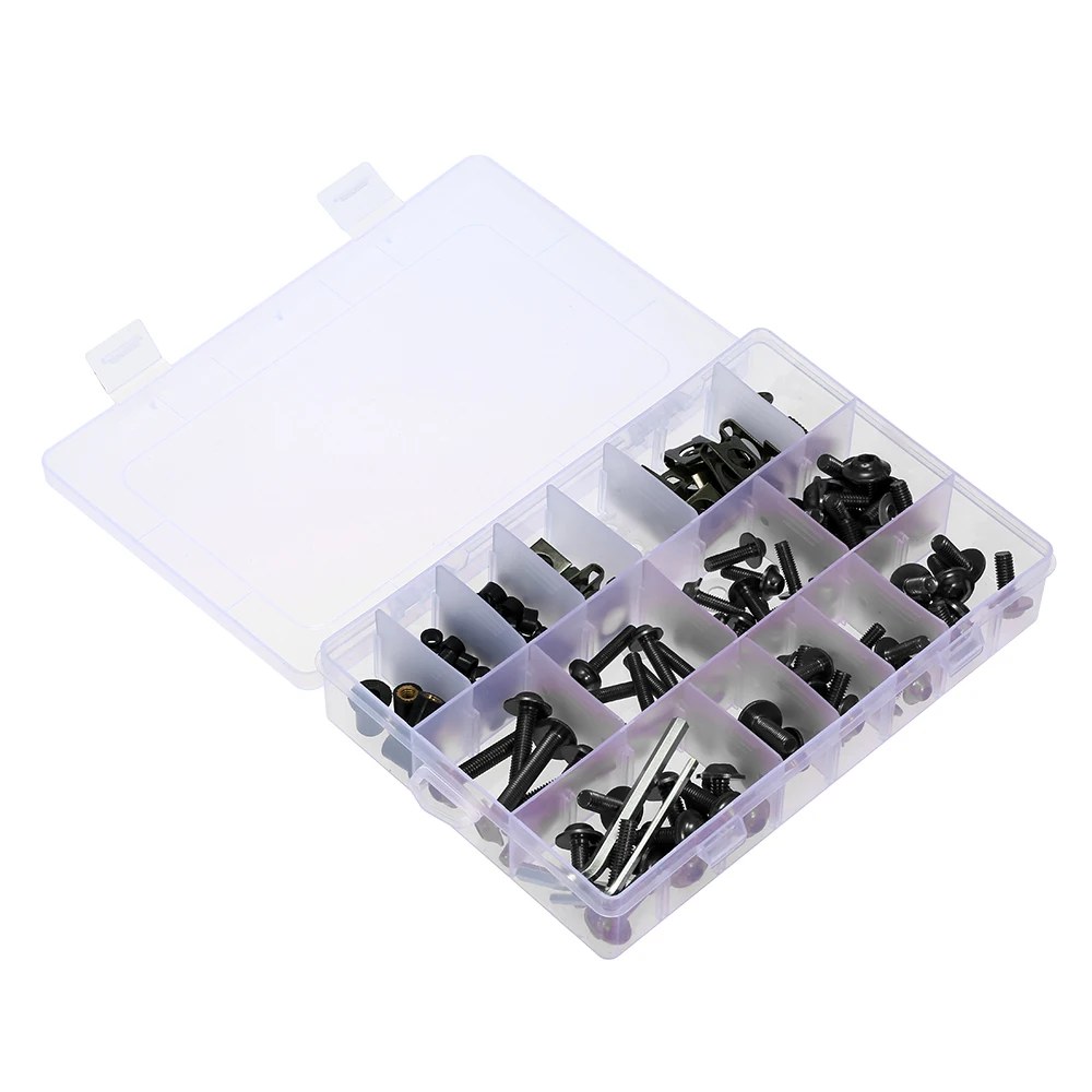 

177Pcs Motorcycle Fairing Bolt Kit Bodywork Screws Fasterners Set Fit for Honda CBR600RR CBR900RR CBR1000RR CBR1100XX