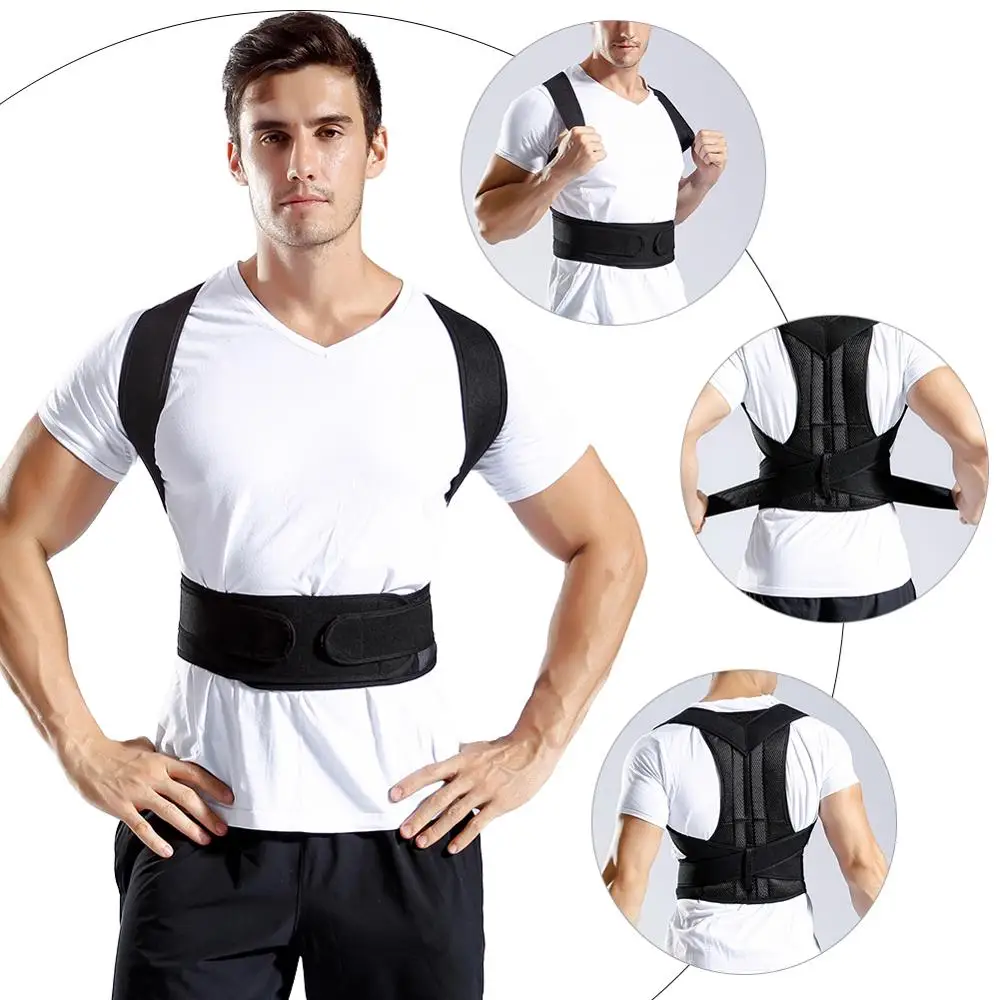 

Spine Posture Corrector Protection Back Shoulder Band Adjustable Adult Corset Body Health Care Therapy Shoulder Support Belt