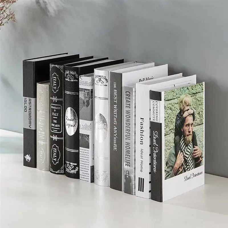 Имитация книги элегантный орнамент Офисная модель реквизит для фото украшение