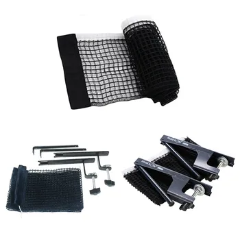 

Portable Table Tennis Net Set Iron Stand Flexible Pingpong Net Steel Ping Pong Net With Clamp Post Sports Accessories