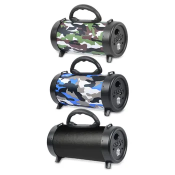 

Jinreach Tf-M42 Bluetooth Speaker Cylinder Portable LED Light FM Audio Rechargeable TF Card USB Flash Drive 5V 3V