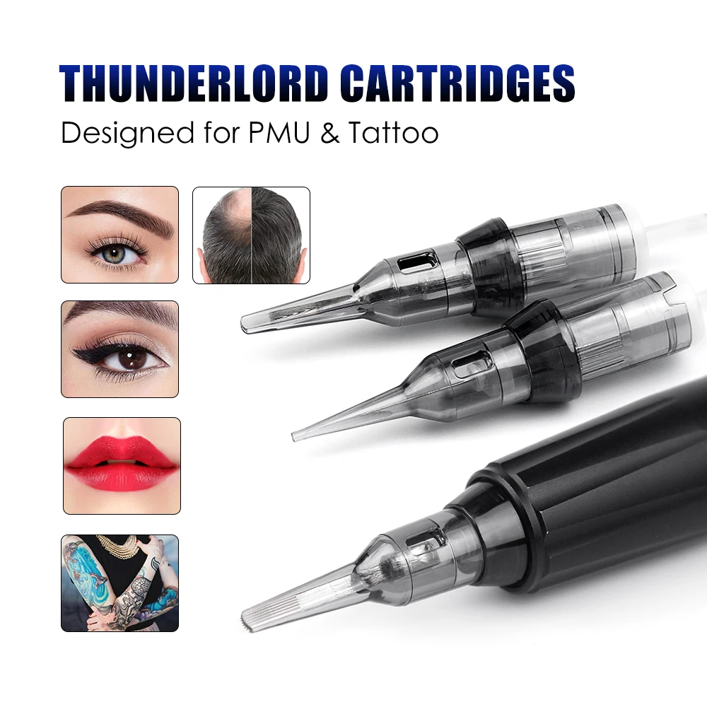 20 шт. Новинка картридж для татуировок Thunderlord Power линейка растушевки универсальная
