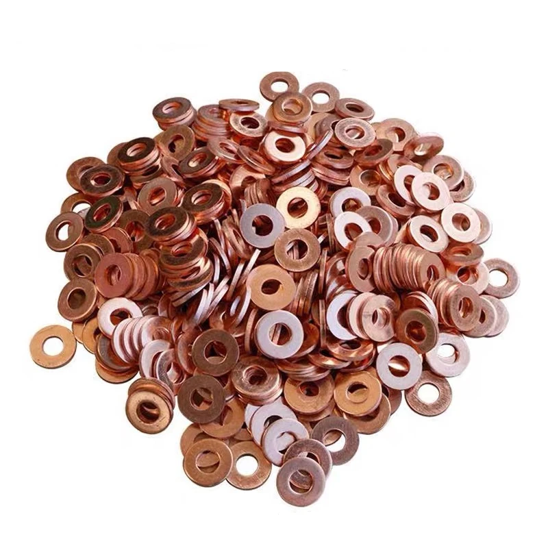 Diesel Injector Seal Kits 100PCS 7&times;15mm 7&times;13mm 9&times;18mm Diesel Common Rail Injector Nozzle Copper Seal Washer Fuel Pump Gasket For Bosch Denso CAT