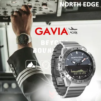 

New arrive and hot selling North Edge Smart Watch Mens Watches Luxury Full Waterproof Altimeter Compass high quality 20JUL 15