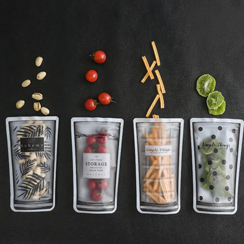 

Food Storage Containers Leakproof Reusable Bag Cupthick Fresh Bag Food Storage Bag for Household Kitchen Fruit Refrigerator