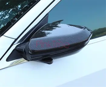 

Car Styling Tuning Accessory For Honda Civic 2016 2017 2018 Carbon Fiber Color Rear Chrome Side Door Mirror Cover