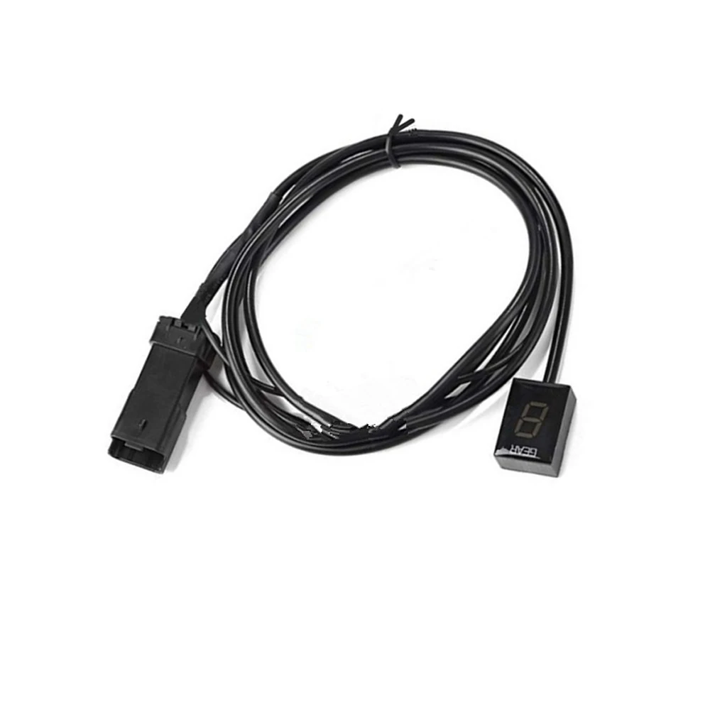 Индикатор шестерни мотоцикла ЖК цифровой дисплей Водонепроницаемый провод