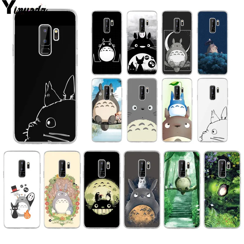 Yinuoda Тоторо Хаяо Миядзаки Красочный милый чехол для телефона samsung S9 плюс S10 S6 S6edge