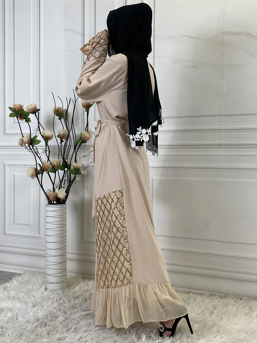 New Arrival Muslim Fashion Abaya Kimono High Quality Dubai Abayas Muslim Sets For Women vetement femme  robe femme hiver 2021