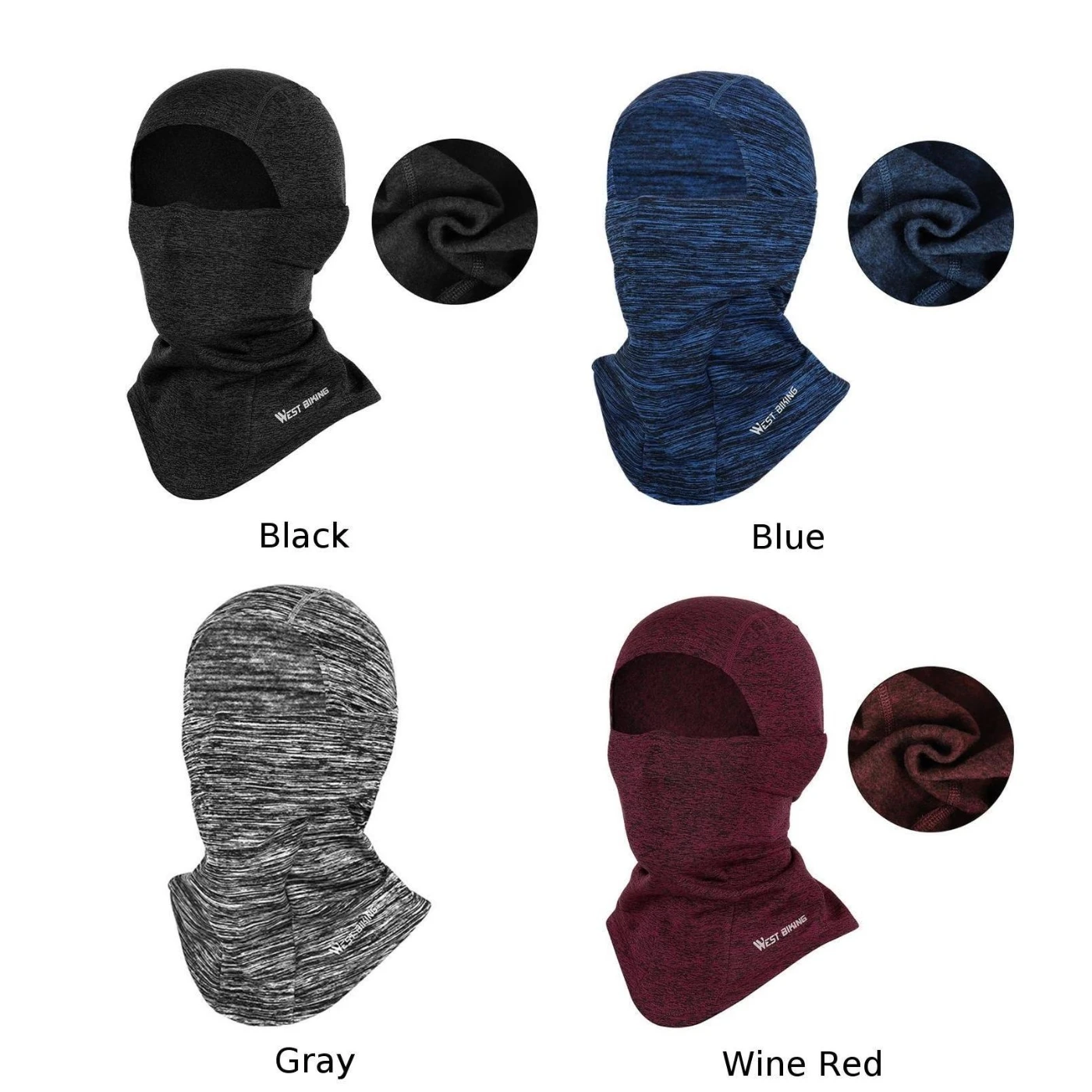 WEST BIKING для мужчин и женщин, теплая маска для лица, защитная маска Skullcap для лыжного велоспорта