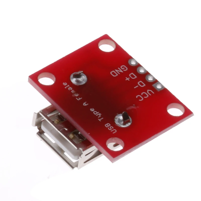 USB Женский силовой модуль usb тип A Женский коммутационный преобразователь макетная плата