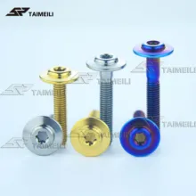Титановые винты TAIMEILI с бабочкой M5x25mm/30mm/35mm Винтовые корпуса мотоциклов