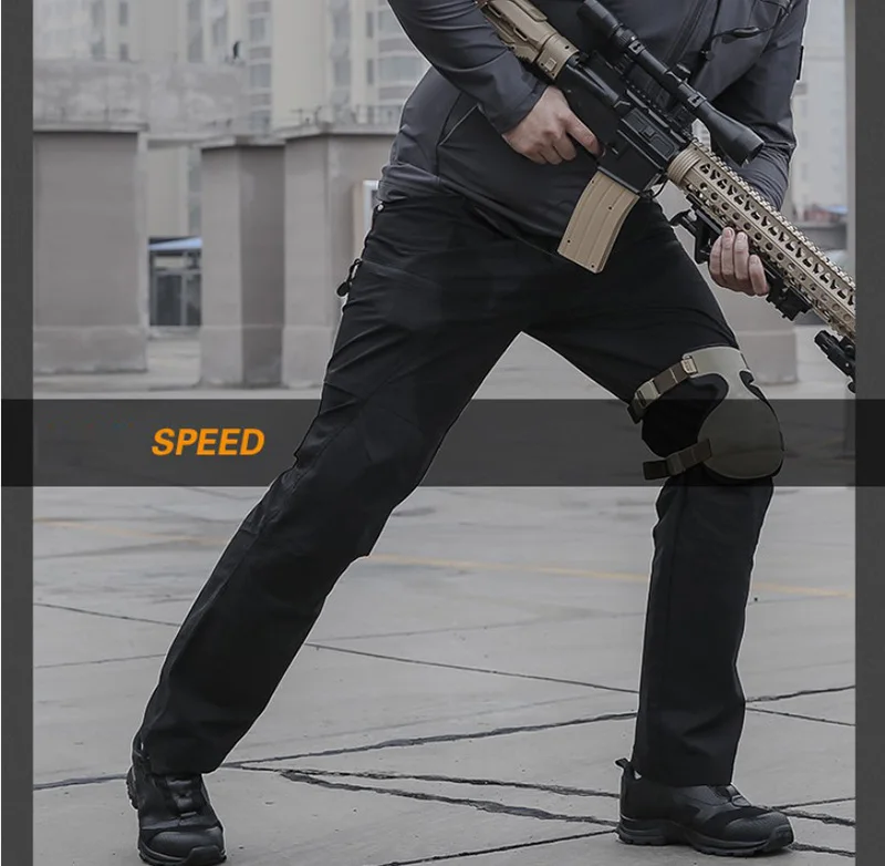 Military Tactical Cargo Pants Men Teflon Waterproof Combat SWAT Hiking Climb Sport Army Pants Combat SWAT Trousers Men