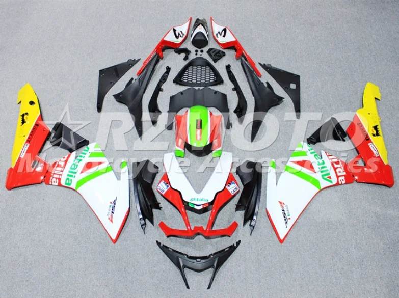 Литьевая Форма ABS Обтекатели комплект подходит для Aprilia RSV4 1000 2009- 09 10 11 12 13 14 на заказ красный белый