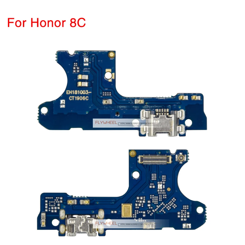 1 шт. лента для порта зарядки для Huawei Honor 8 8C 8X Max 8 Lite V8 USB Зарядное устройство Док-плата разъем гибкий кабель запасные части