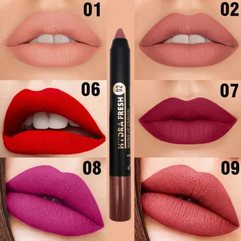 

1PC Matte Lip Liner Pencil Waterproof Moisturizing Lipsticks Long-lasting Lips Makeup Составить Pen New lipliner labios lips Hot